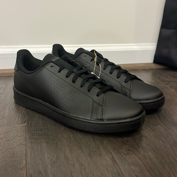 Adidas Advantage Base Shoes Sneakers new black GW9284 Mens Size 11.5 - Picture 1 of 13